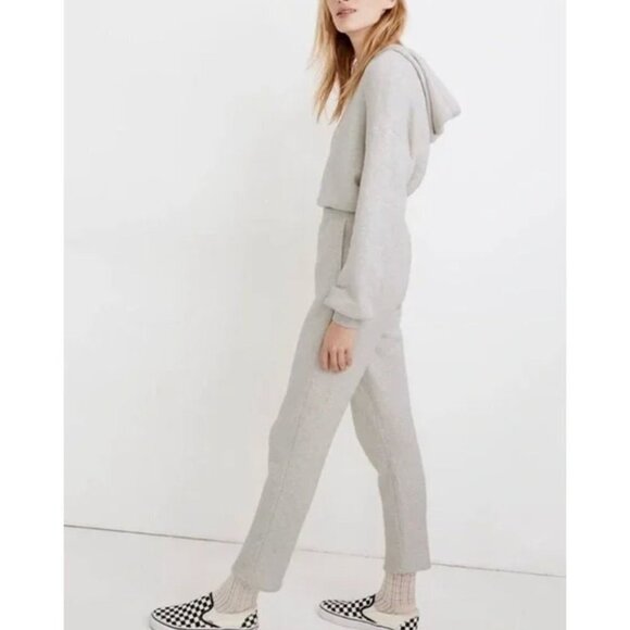 NWT Madewell MWL Airyterry Sweatpants Stitched-Pocket plus 1X Ivory - Picture 3 of 5